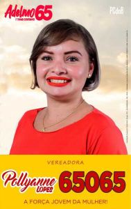 Conheça Pollyanne Lopes, candidata a vereadora em Caxias.