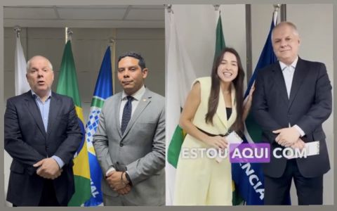 Paulo Marinho Jr. serve de exemplo para Amanda Gentil em Brasília 