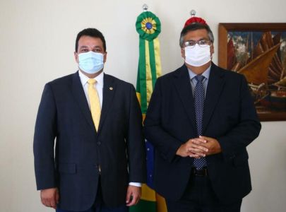 Adelmo Soares reúne com governador Flávio Dino para alinhar metas para 2021.