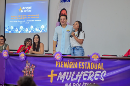 Camarão e Elisiane defendem maior participação feminina na política durante ato em São Luis