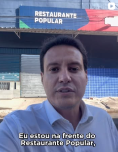 Felipe Camarão denuncia corte de refeições em restaurantes populares e cobra Brandão