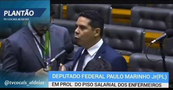 Deputado Paulo Marinho Jr. sai em defesa da classe da enfermagem