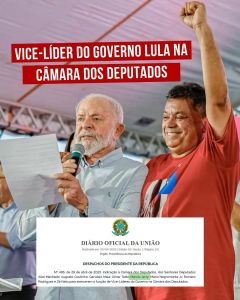 Márcio Jerry é indicado como vice-líder do governo Lula