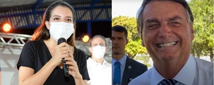Amanda Gentil reforça partido em apoio a Bolsonaro.